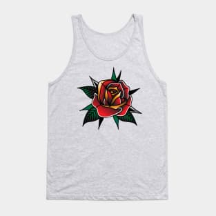 American Traditional Rose Tank Top